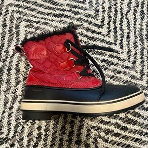 Red Sorel Winter Duck Boots